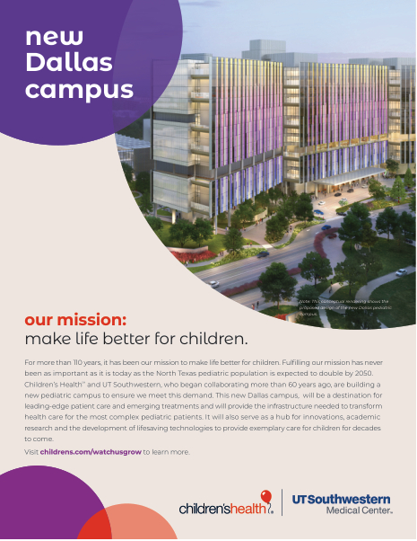 New Pediatrics Campus Fact Sheet